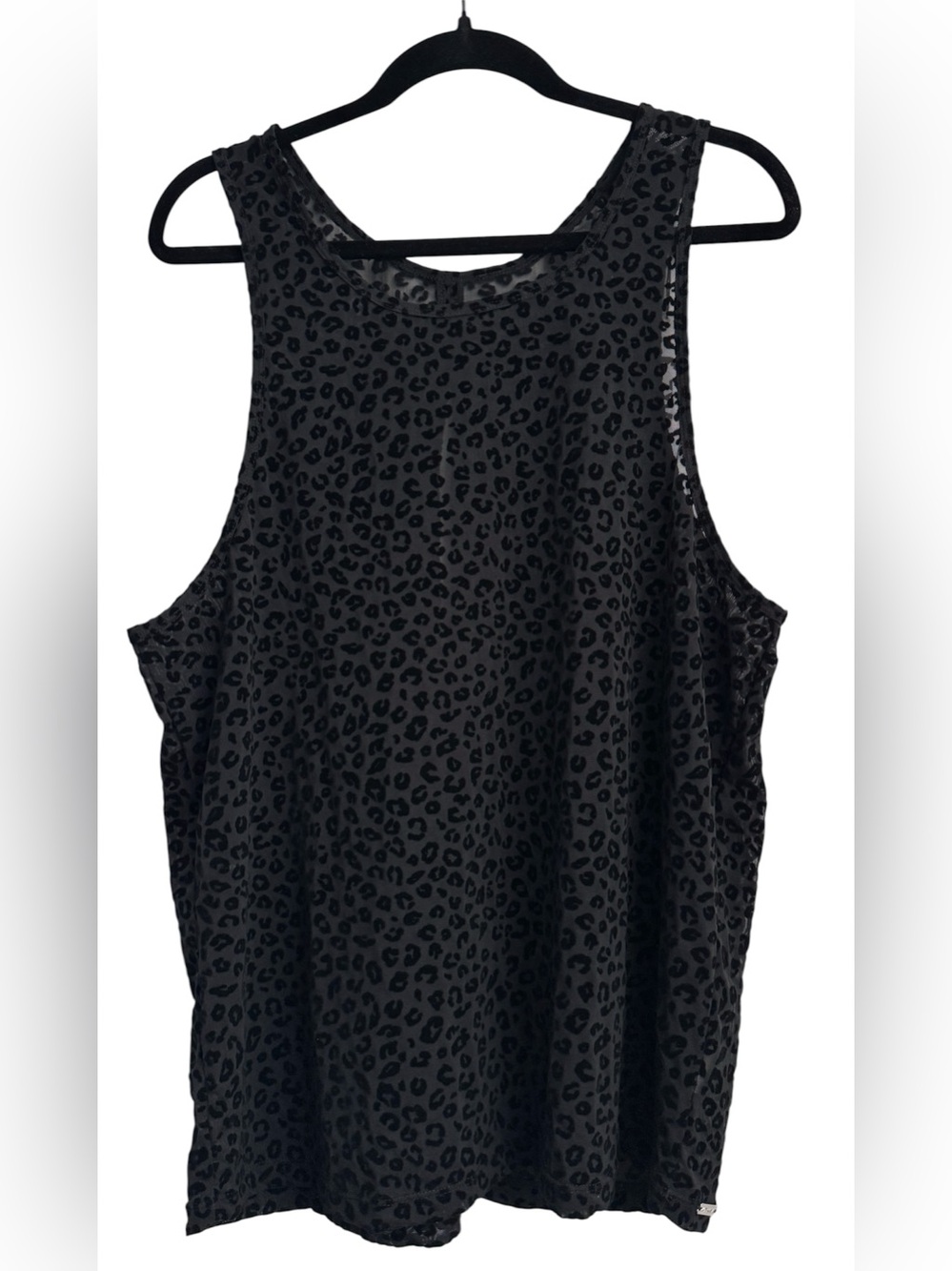 Zyia Active Animal Print Mesh Active Top - NWT